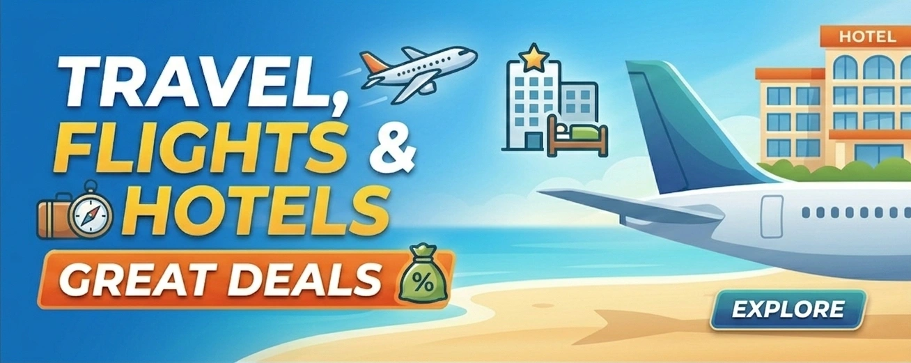 Travel, Flights & Hotels